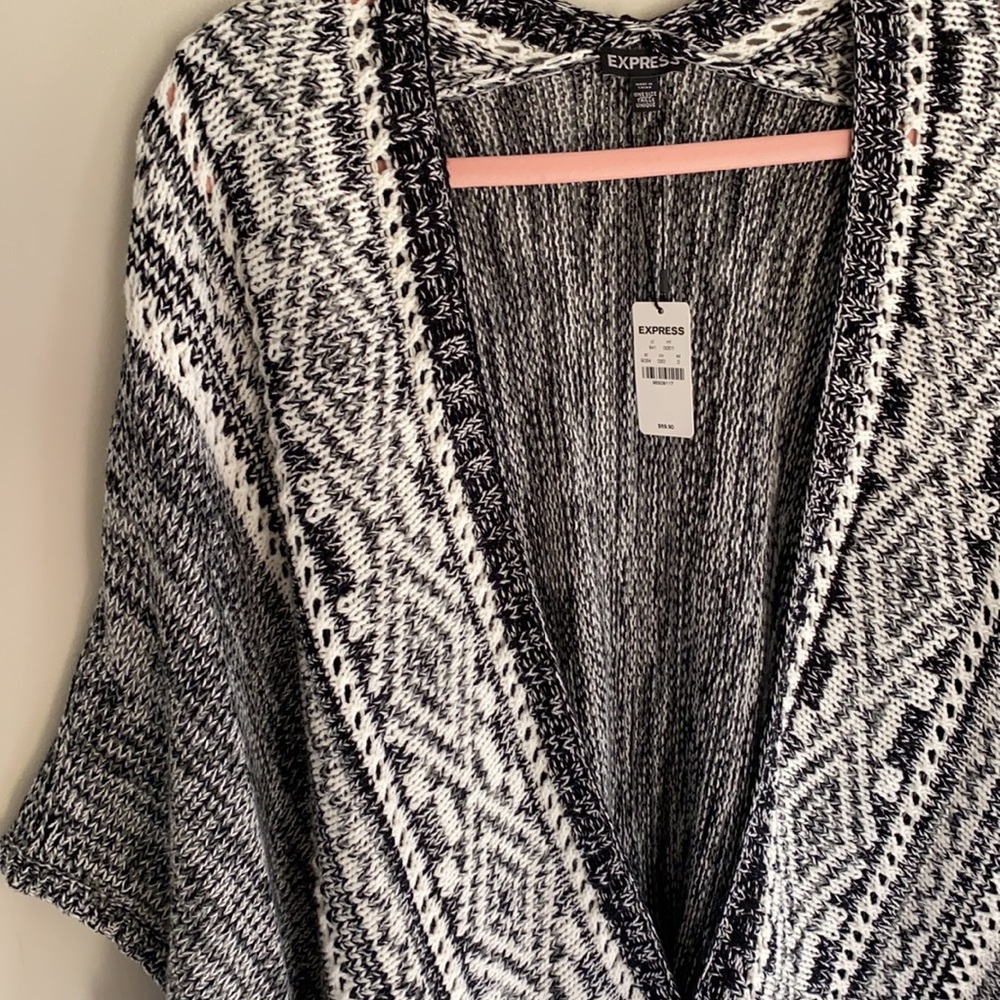 Express Aztec Cardigan - One Size - Picture 4 of 11